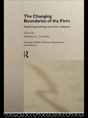 cover image of The Changing Boundaries of the Firm